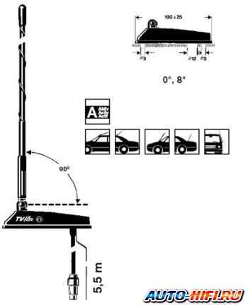 Антенна Bosch TV-flex ATT