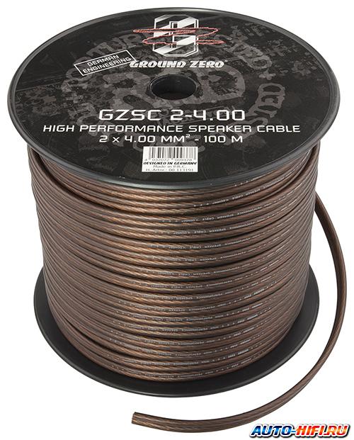 Кабель акустический Ground Zero GZSC 2-4.00 Кабель акустический Ground Zero GZSC 2-4.00