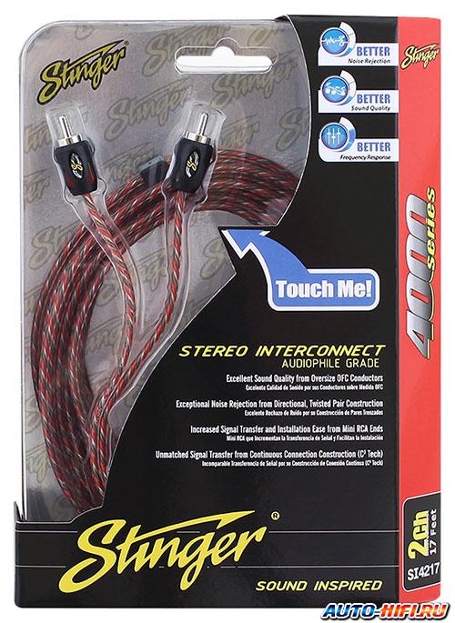 Кабель межблочный RCA Stinger SI4217 Кабель межблочный RCA Stinger SI4217
