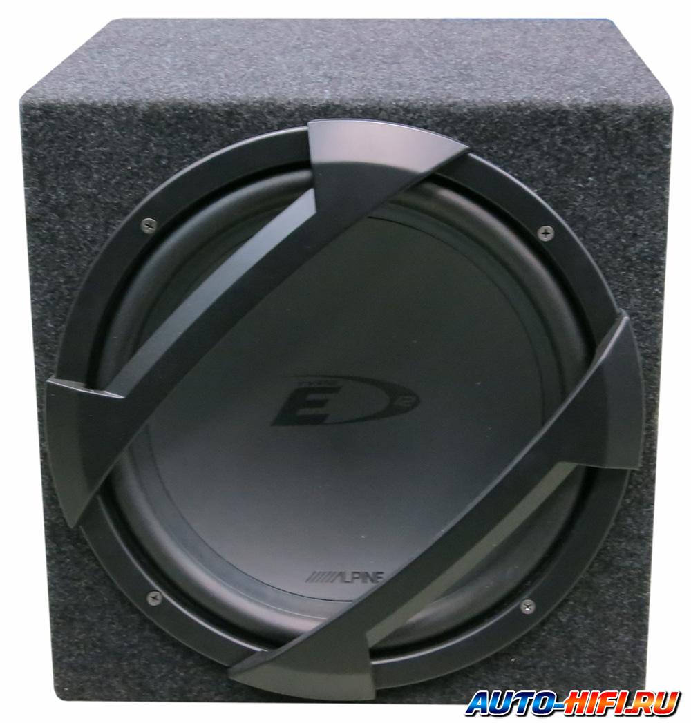 Сабвуфер в закрытом корпусе Alpine SWE-1244E box Сабвуфер в закрытом корпусе Alpine SWE-1244E box