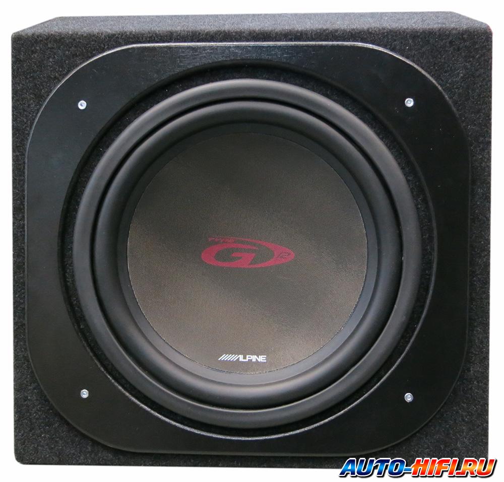 Сабвуфер в закрытом корпусе Alpine SWG-1244 box Сабвуфер в закрытом корпусе Alpine SWG-1244 box