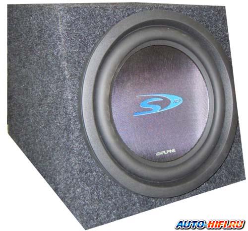 Сабвуфер в закрытом корпусе Alpine SWS-1023D box Сабвуфер в закрытом корпусе Alpine SWS-1023D box