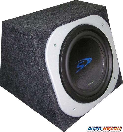 Сабвуфер в закрытом корпусе Alpine SWS-1243D box Сабвуфер в закрытом корпусе Alpine SWS-1243D box