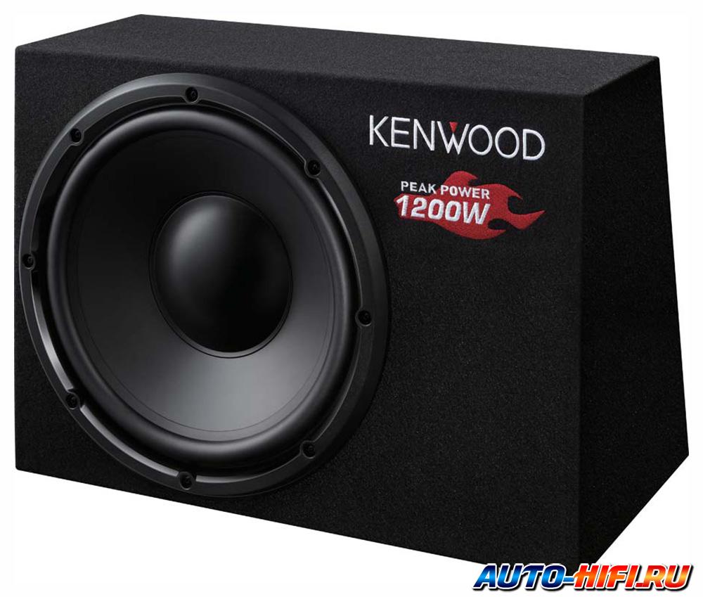 Сабвуфер в корпусе с фазоинвертером Kenwood KSC-W1200B Сабвуфер в корпусе с фазоинвертером Kenwood KSC-W1200B