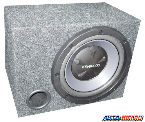 Сабвуфер в корпусе с фазоинвертoром Kenwood KFC-W112S vented box