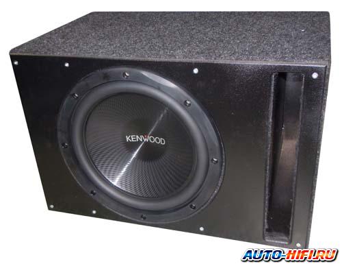 Сабвуфер в корпусе с фазоинвертером Kenwood KFC-W3013 vented box Сабвуфер в корпусе с фазоинвертером Kenwood KFC-W3013 vented box