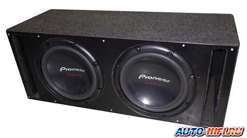 Сабвуфер в корпусе с фазоинвертером Pioneer TS-W309x2 box Сабвуфер в корпусе с фазоинвертером Pioneer TS-W309x2 box